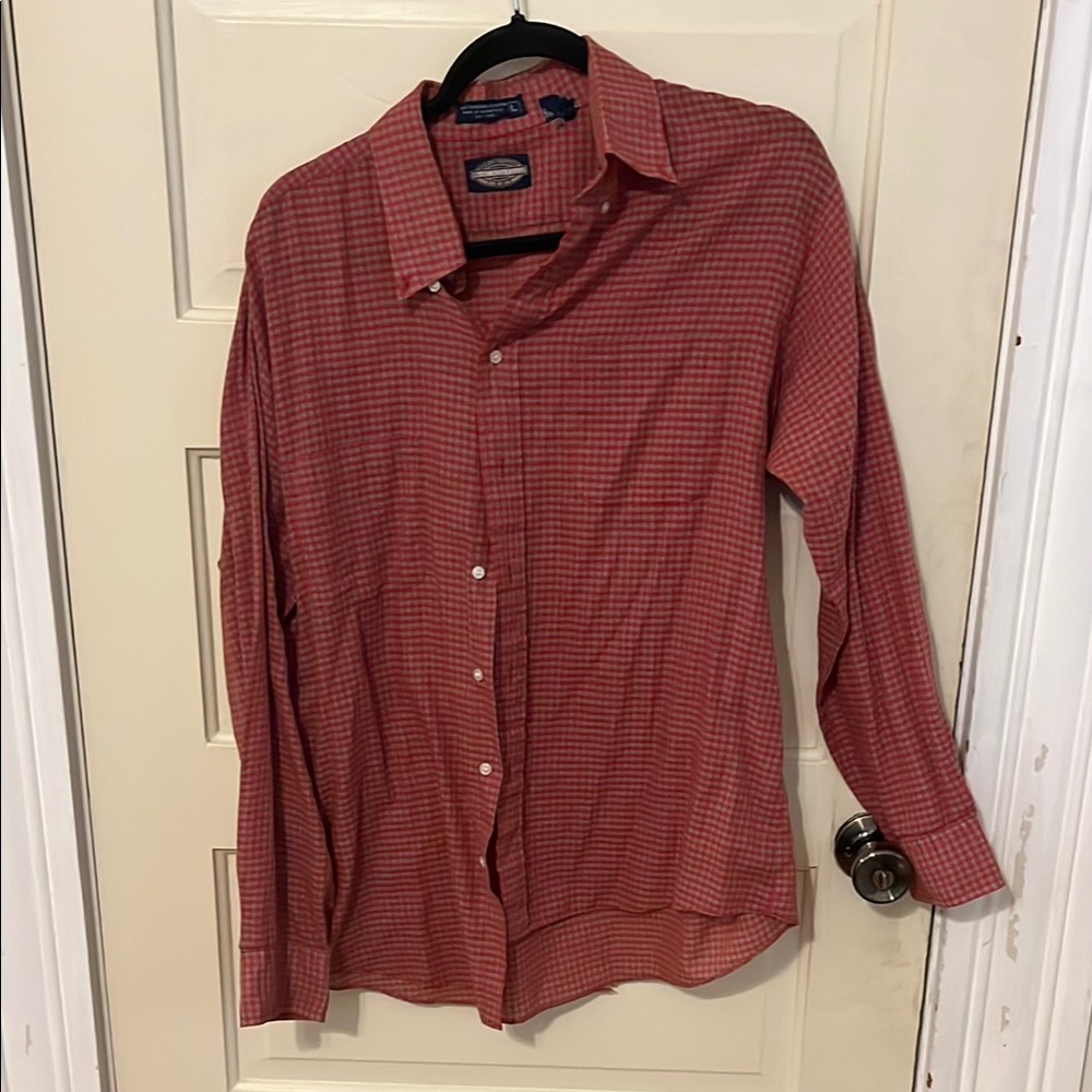 Red Checkered Men's Shirt